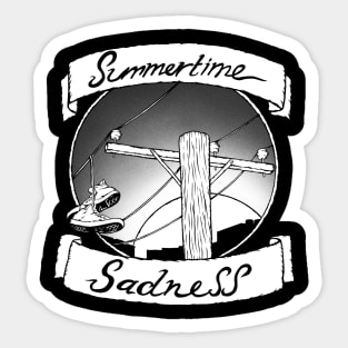 Summertime Sadness - Illustrated Lyrics Sticker